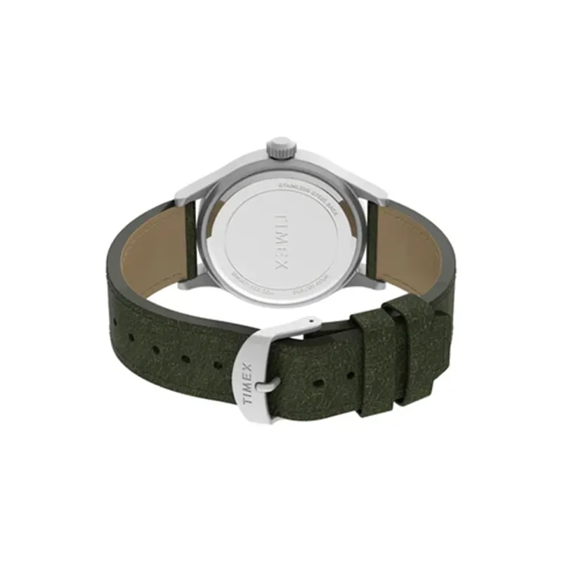 Timex Standard Black Dial Leather Men's Watch- TWB22900